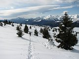 32 ...nella neve del Monte Alto verso il Pora